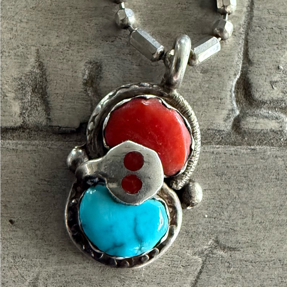 Original Effie Calavaza Zuni Pendant